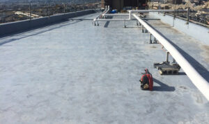 塩ビシート防水 屋上施工前