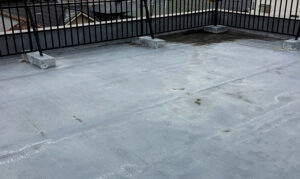 ウレタン塗膜防水 屋上施工前